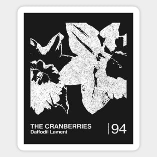 The Cranberries / Minimalist Graphic Design Fan Art Magnet